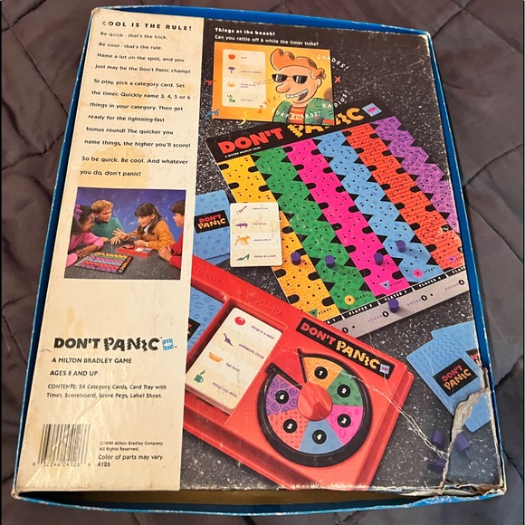 Milton Bradley Co Games Vintage Dont Panic Game Poshmark